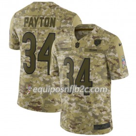 Camiseta Hombre NFL Chicago Bears Walter Payton 34 Nike Salute to Service